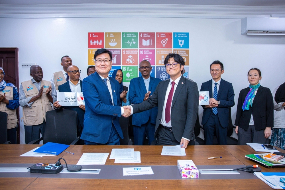 Government of Japan  and FAO strengthen cooperation to support Food Production in Sudan’s River Nile State
